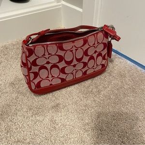 Red Coach Handbag